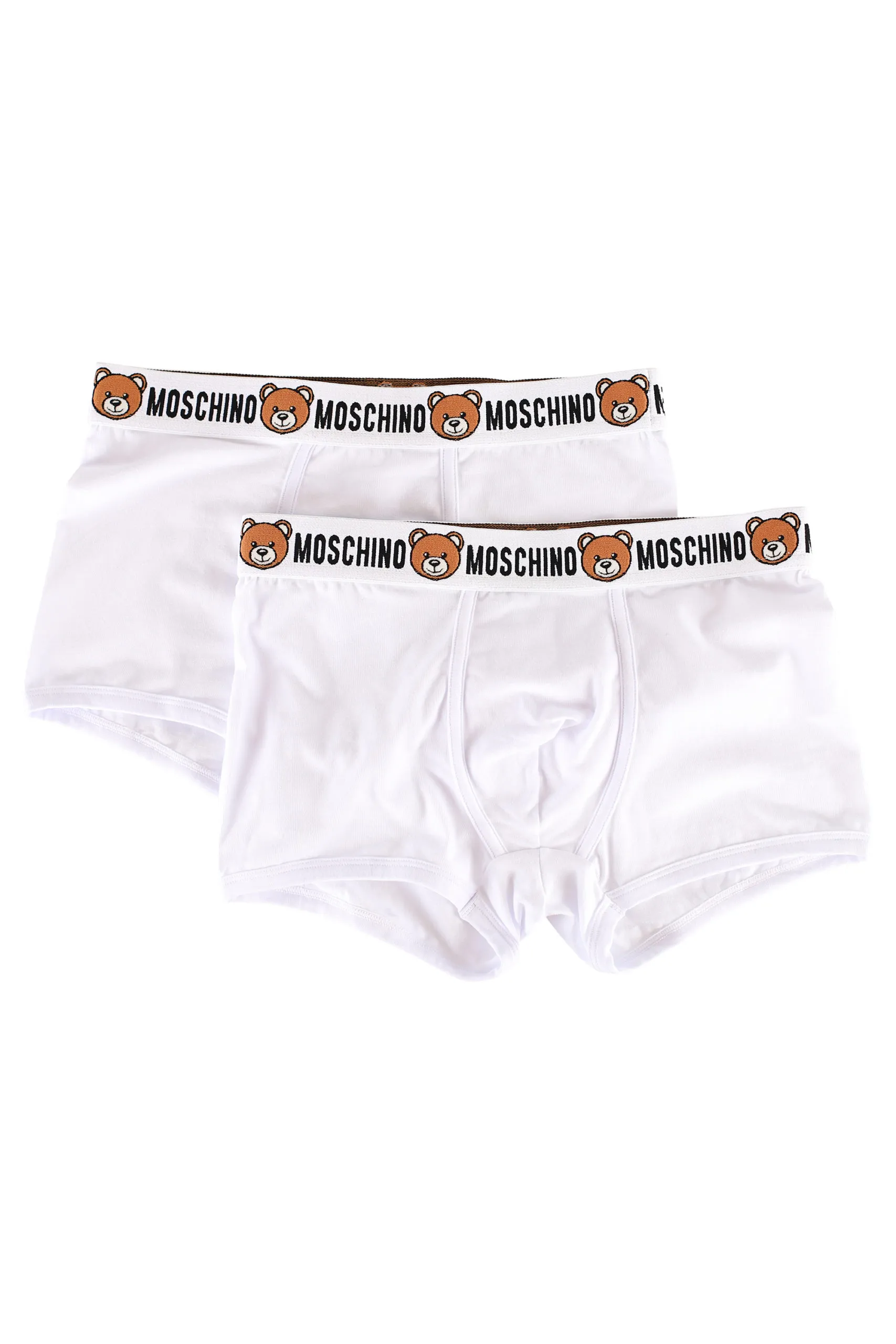 Pack de dos bóxers blancos con logo oso