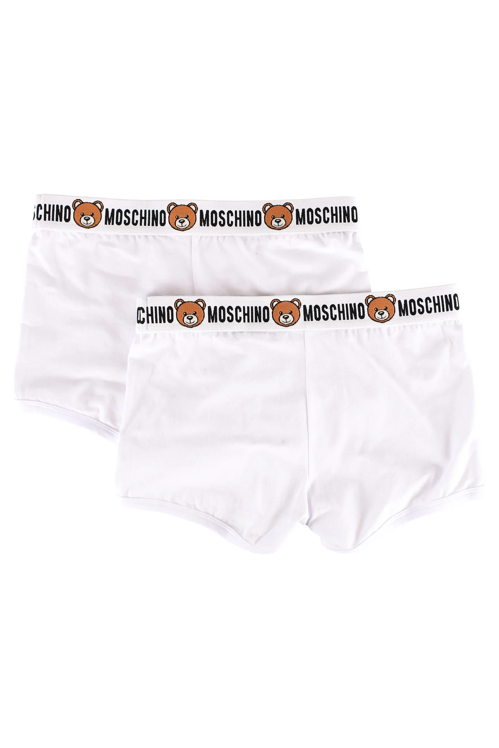 Pack de dos bóxers blancos con logo oso