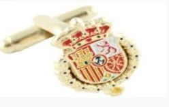 Pack Gemelos y Pisacorbatas Escudo Felipe VI