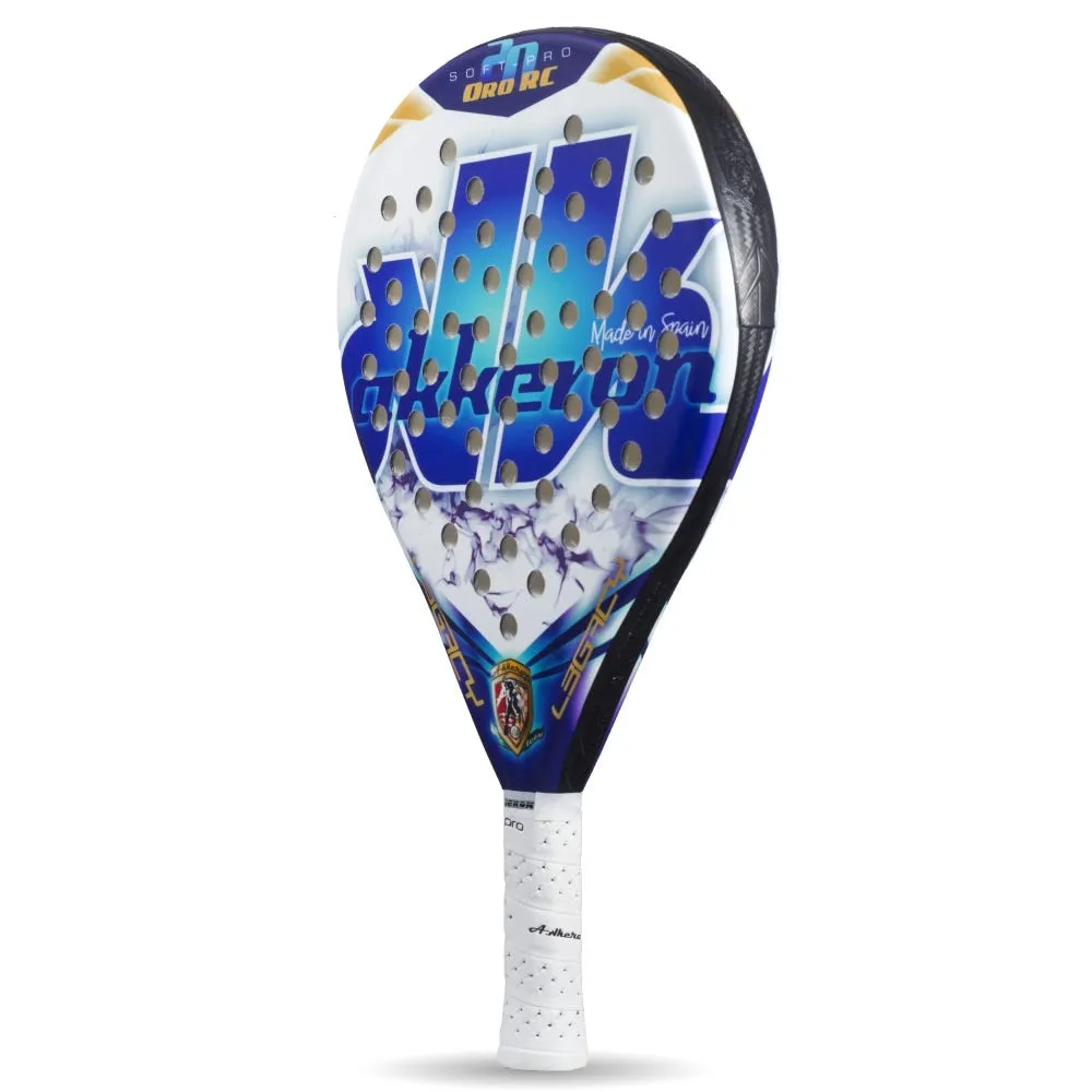 Pala Pádel Akkeron Legacy ORO RC Blanca/Azul