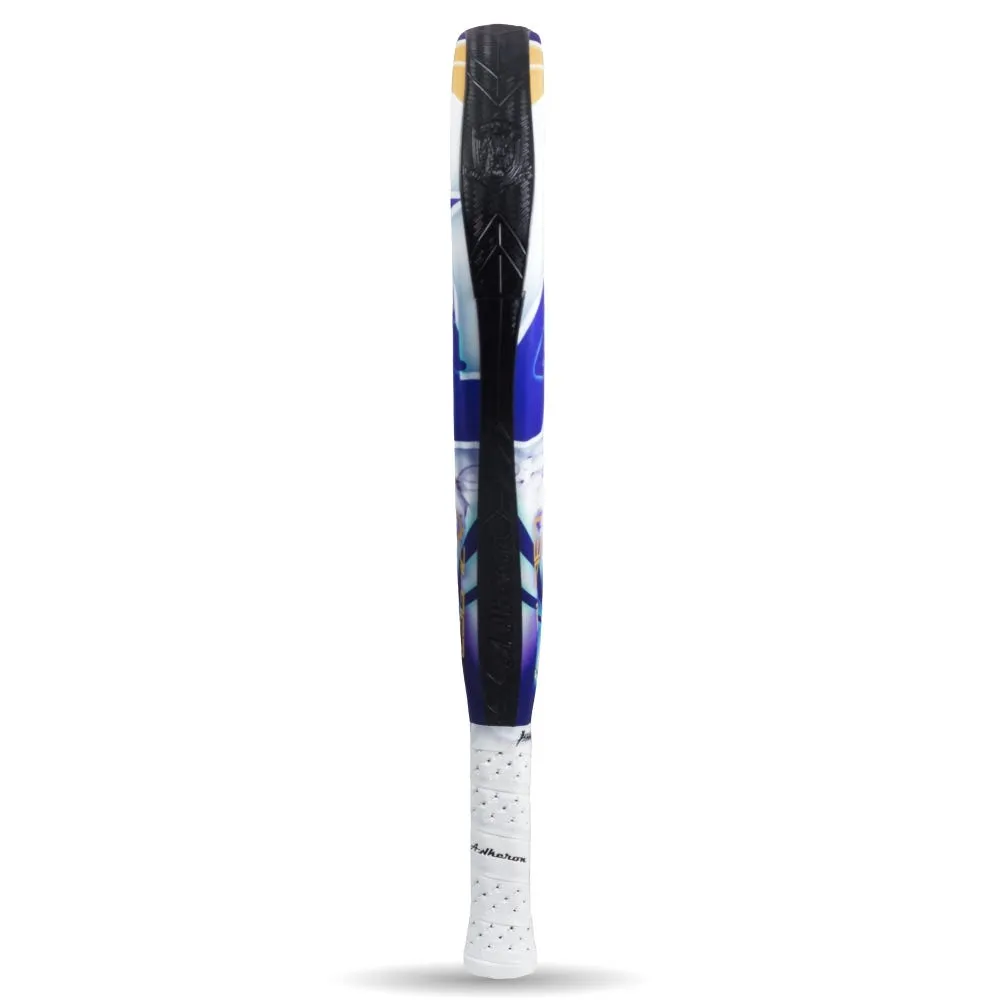 Pala Pádel Akkeron Legacy ORO RC Blanca/Azul