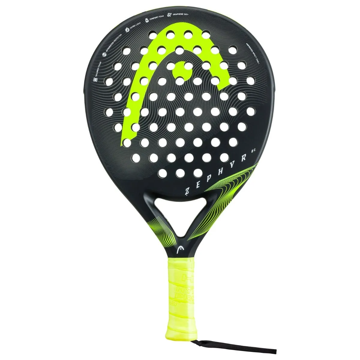 Pala Pádel Head Zephyr Ultra Light 2023 Negra