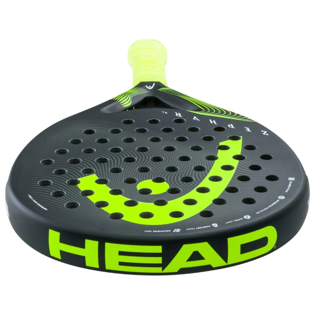 Pala Pádel Head Zephyr Ultra Light 2023 Negra