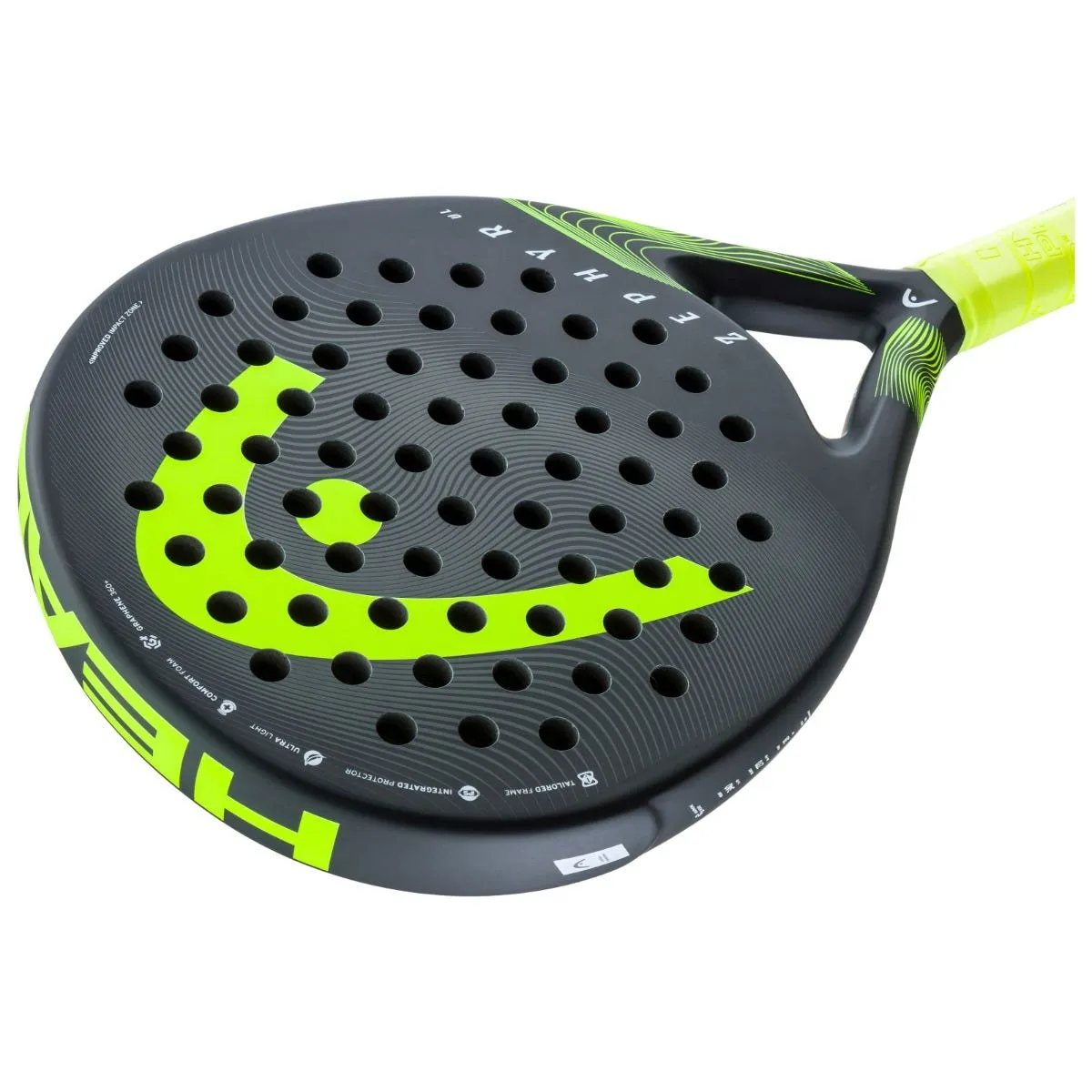 Pala Pádel Head Zephyr Ultra Light 2023 Negra