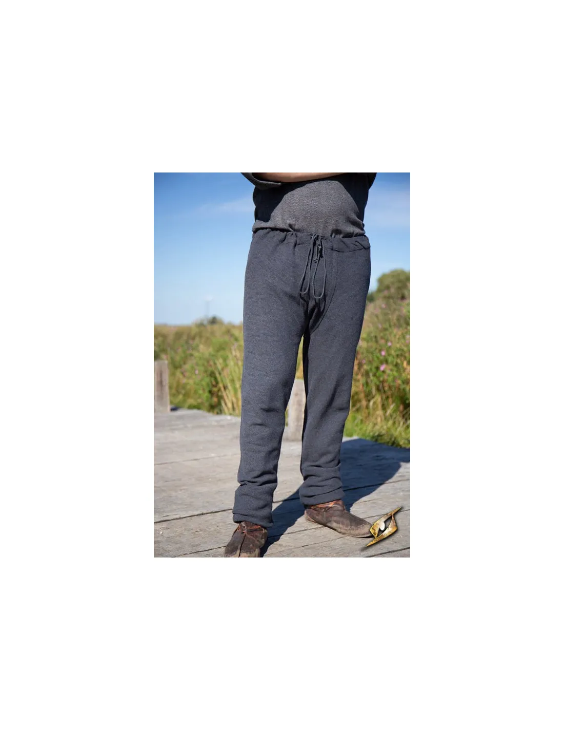 Pantalones vikingo patrón espiga modelo Arvid, gris