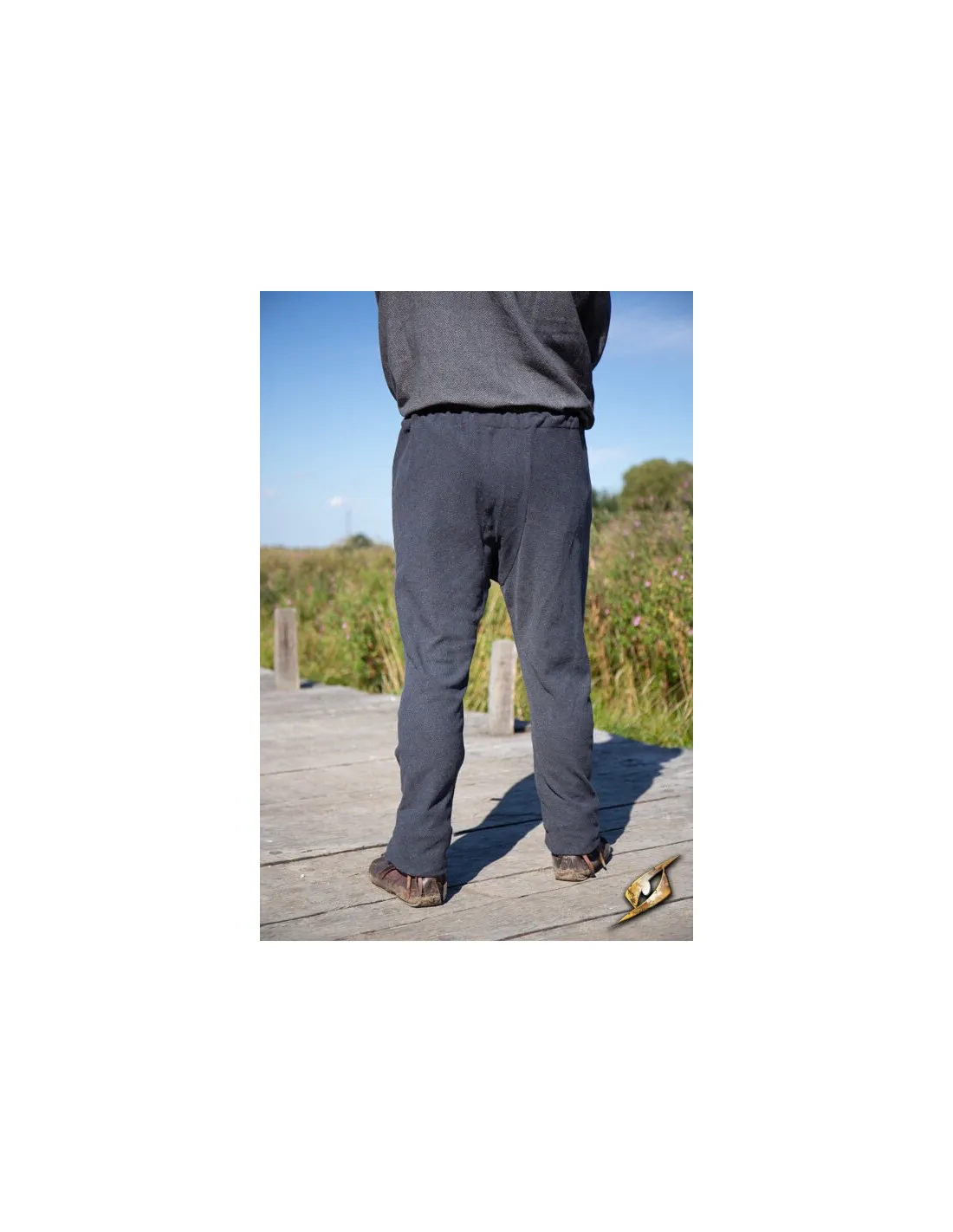 Pantalones vikingo patrón espiga modelo Arvid, gris