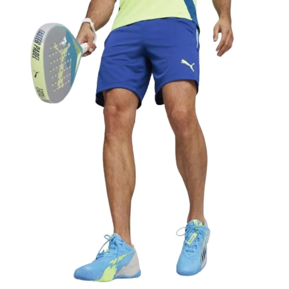 PANTALÓN CORTO PUMA INDIVIDUAL PÁDEL TRAINING. BLUE 93917822