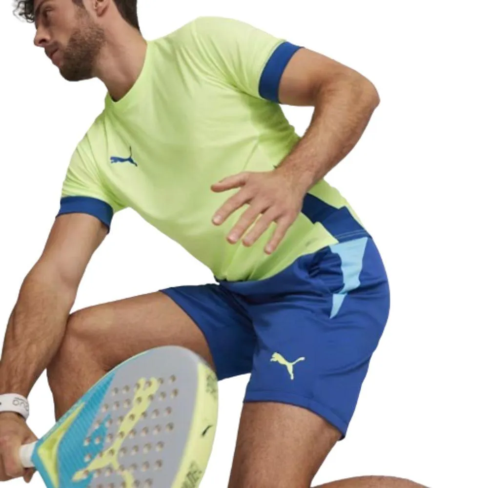 PANTALÓN CORTO PUMA INDIVIDUAL PÁDEL TRAINING. BLUE 93917822