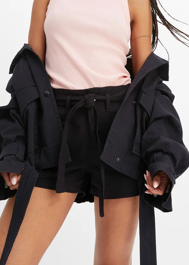 Pantalón corto Negro