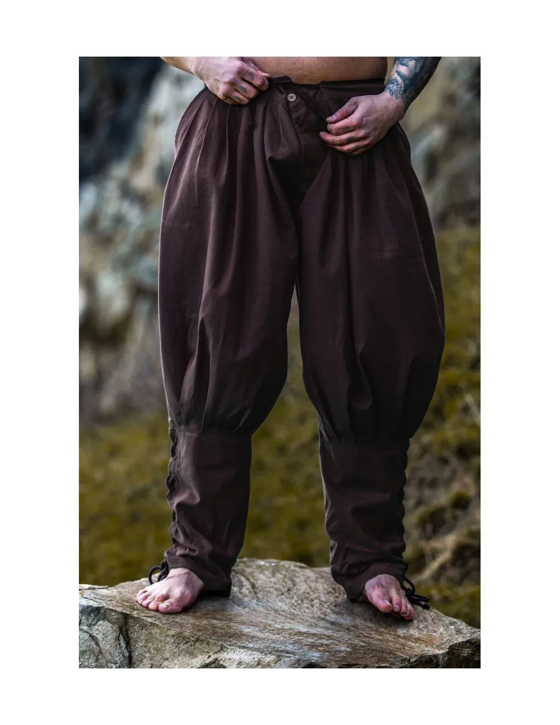Pantalón Vikingo Algodón Norman, Marrón