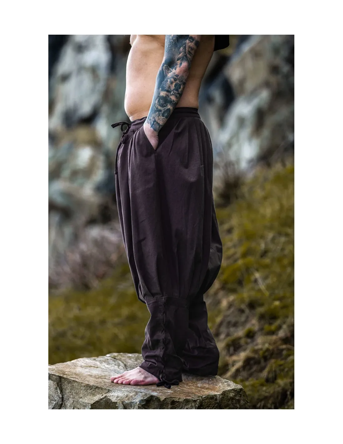 Pantalón Vikingo Algodón Norman, Marrón