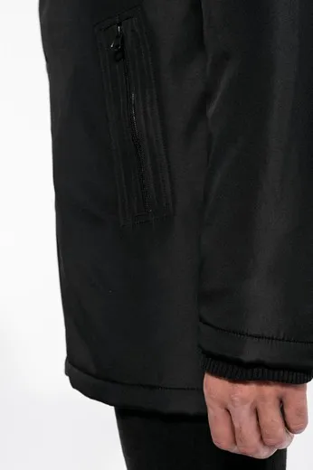 Parka con capucha desmontable