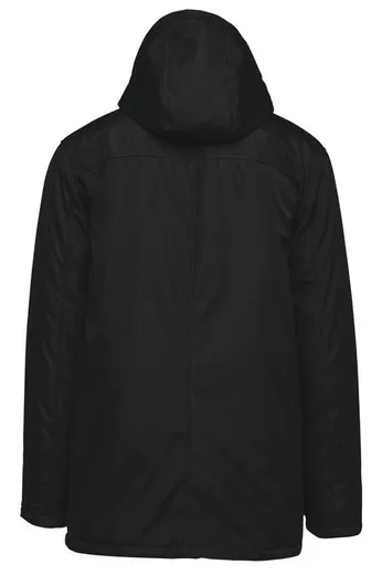 Parka con capucha desmontable