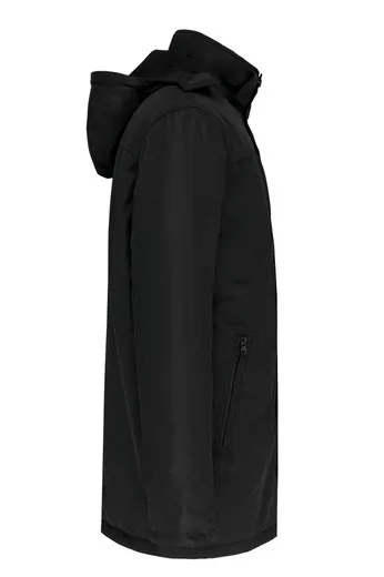 Parka con capucha desmontable