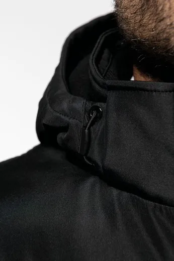 Parka con capucha desmontable