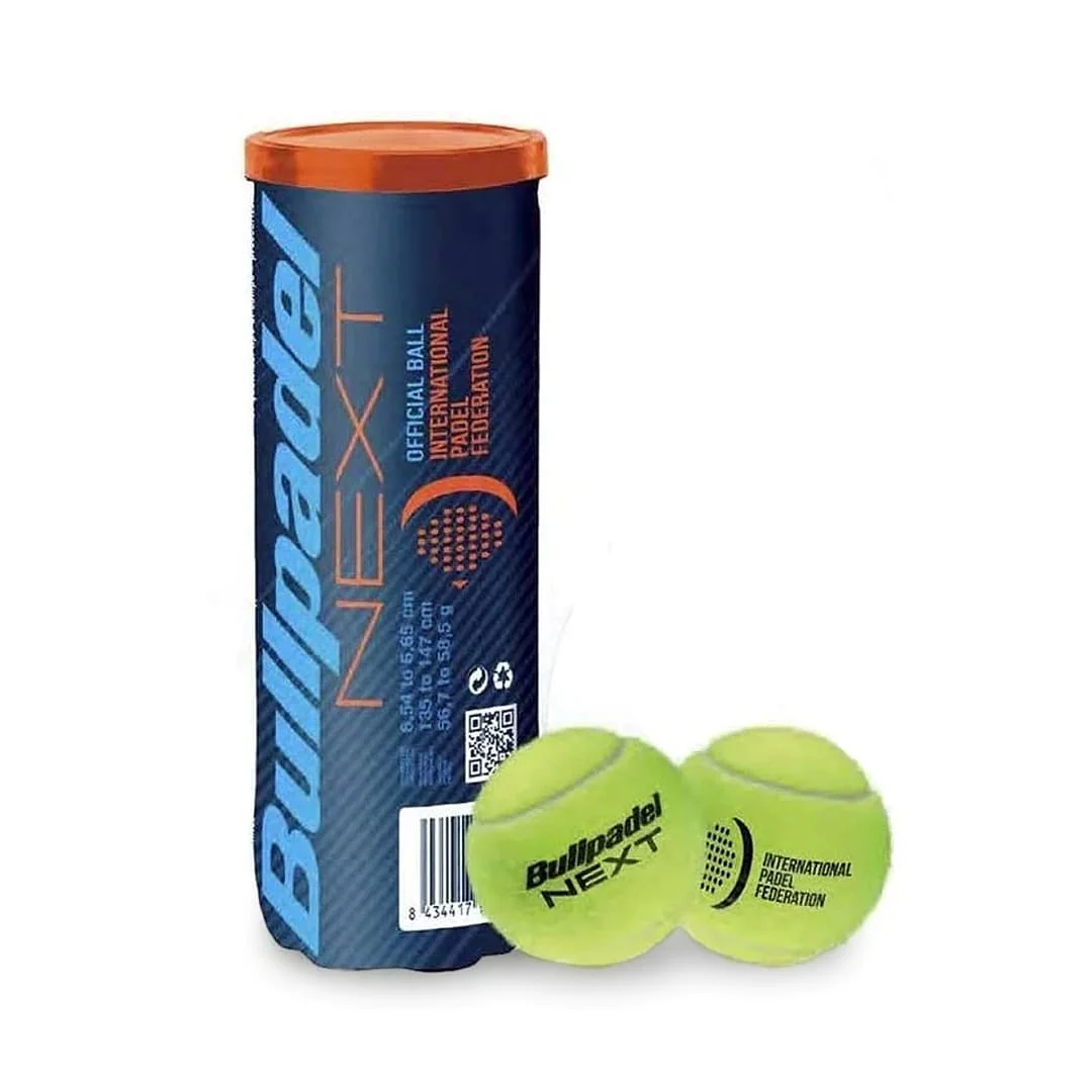 Pelota de pádel bullpadel next 3 pack