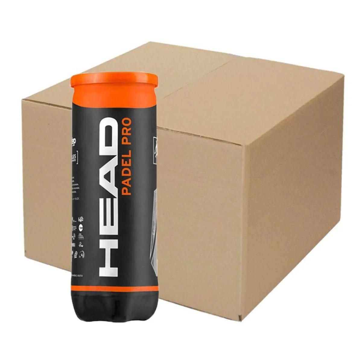 Pelotas Pádel Head 3B Padel Pro Caja 24 unidades