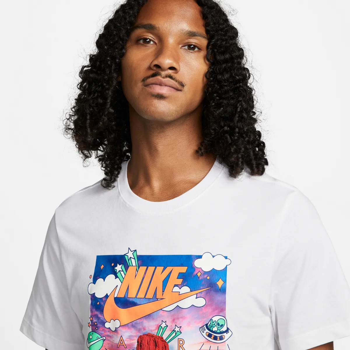 Polera Urbana Hombre Nike Sportswear Blanca