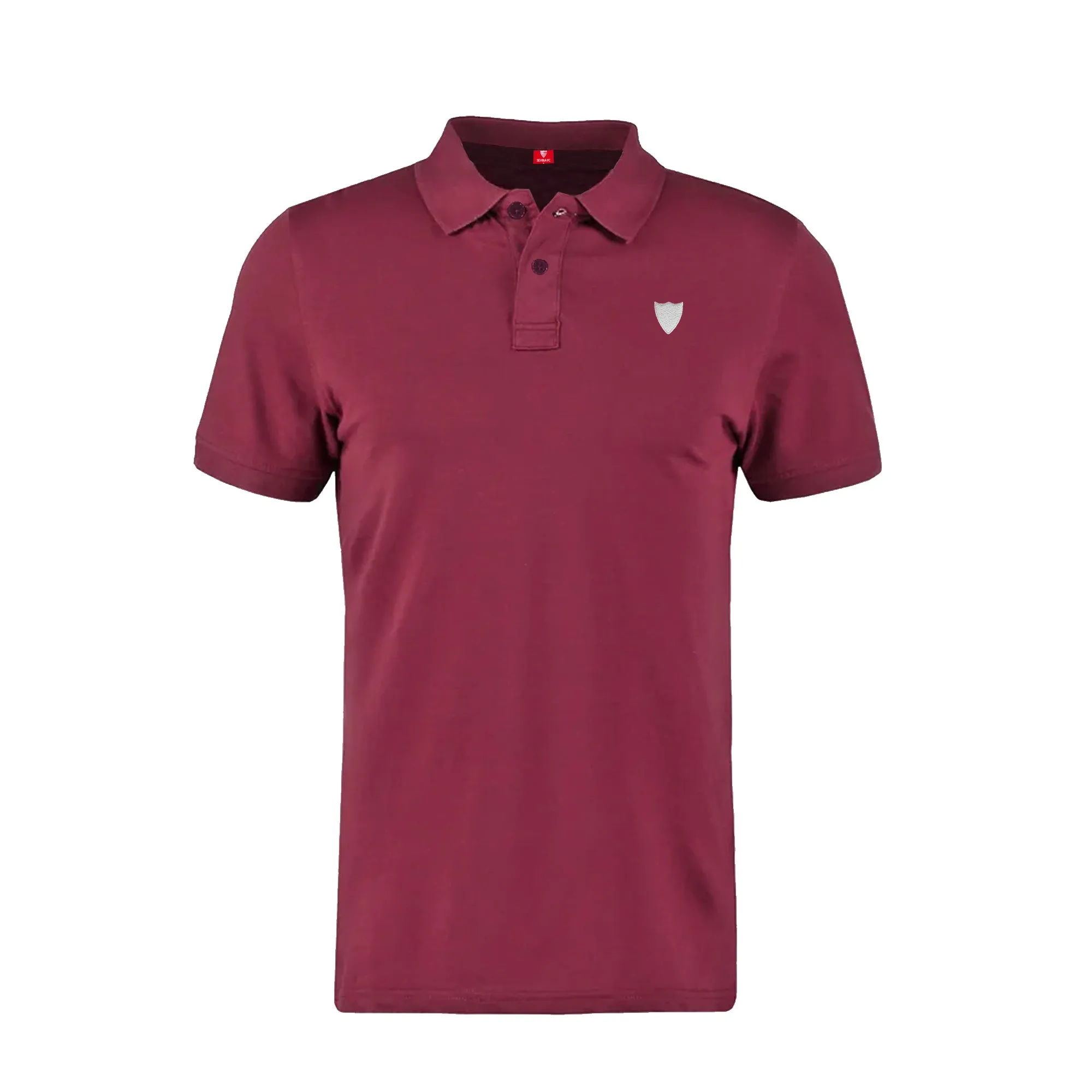 Polo Burdeos Escudo 23/24 Adulto