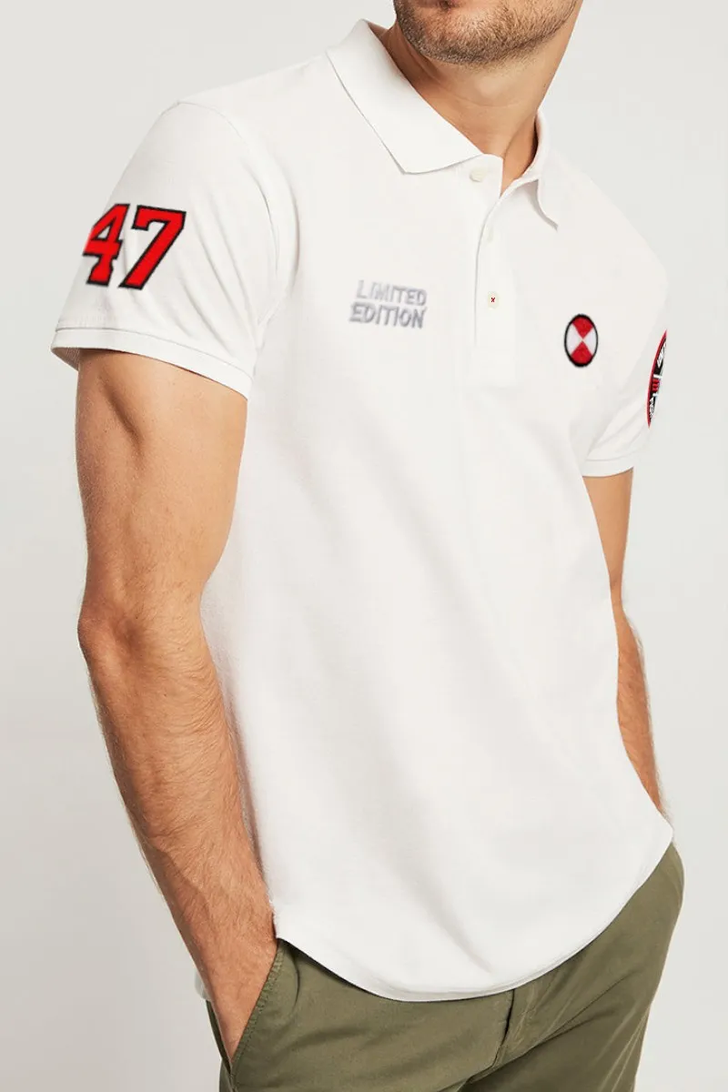 Polo de hombre TOPGUN blanco