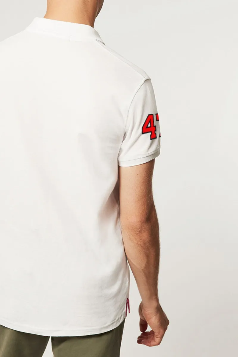 Polo de hombre TOPGUN blanco