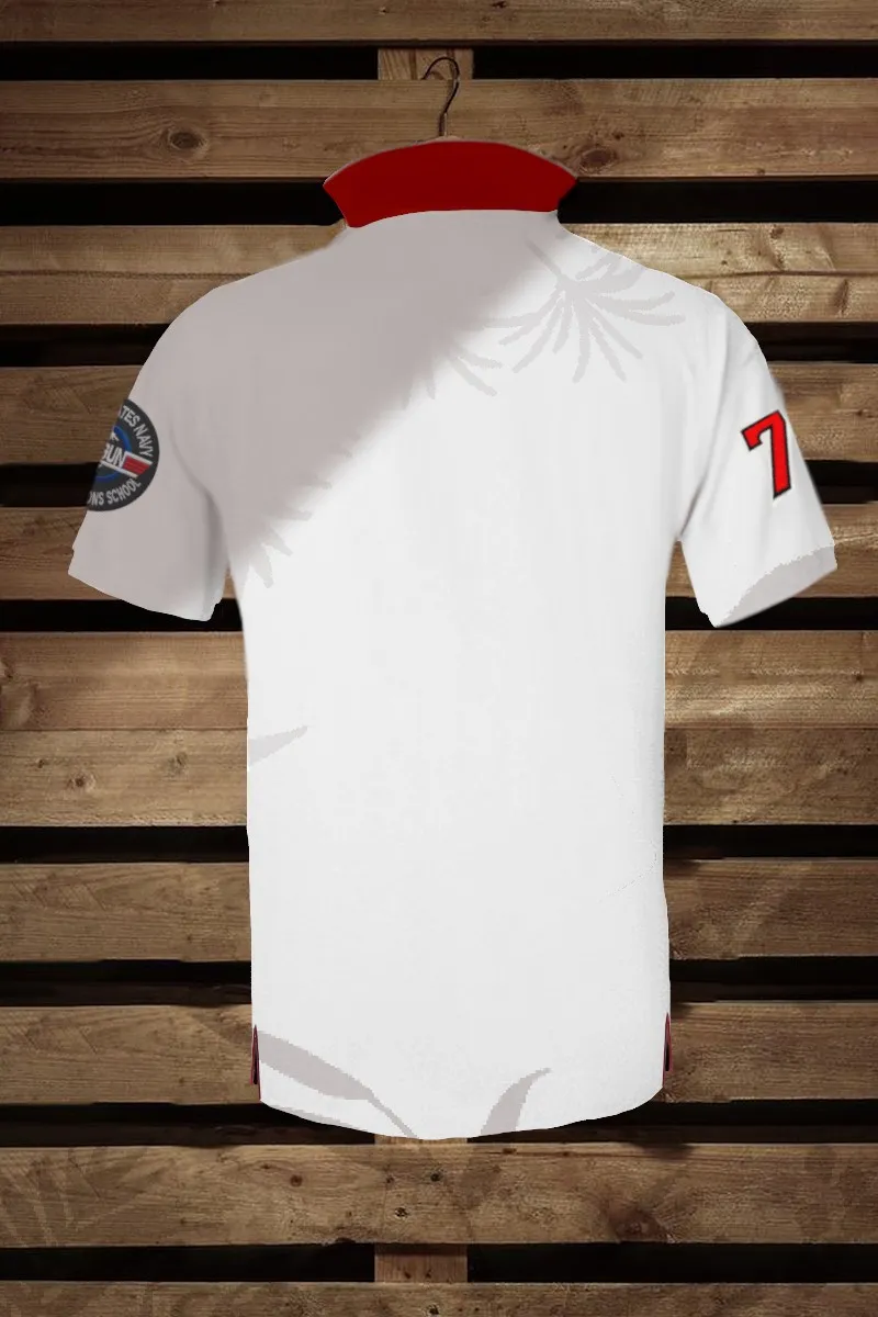 Polo de hombre TOPGUN blanco