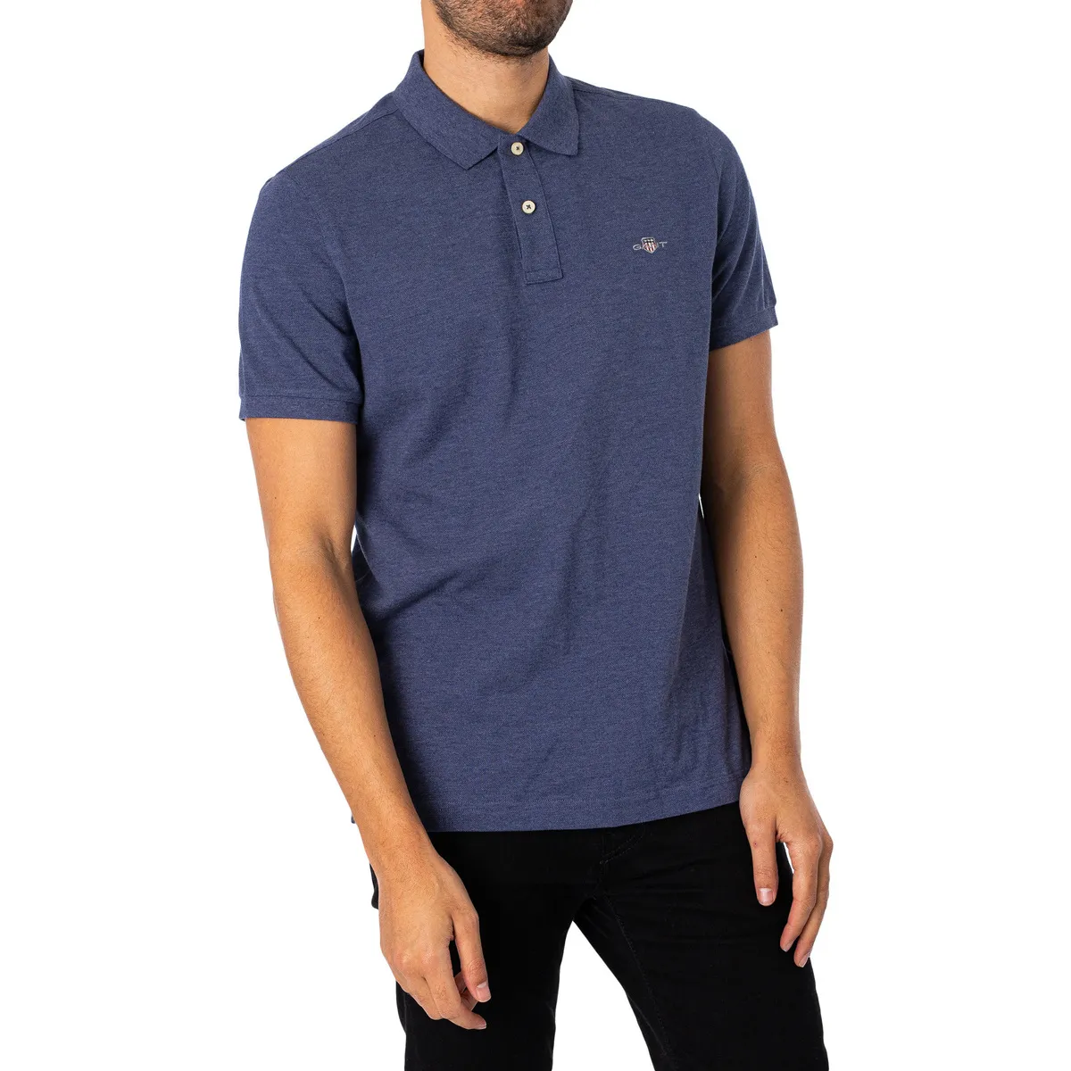 Polo De Piqué Con Escudo Regular