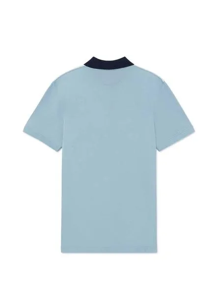 polo hackett logo blanco para hombre