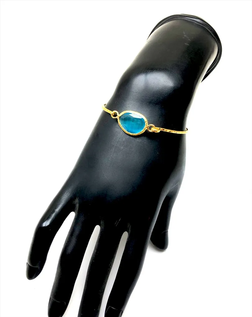 PULSERAS FINAS DE BISUTERIA CHAPADA EN ORO PARA MUJER 