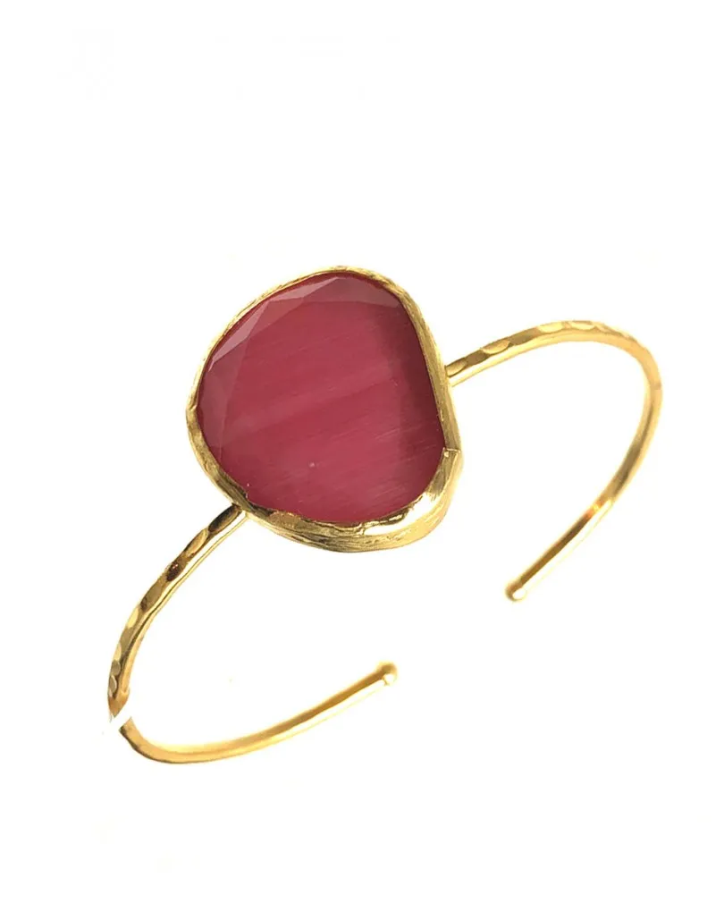 PULSERAS ROSAS CHAPADAS EN ORO PARA LUCIR EN BODAS Y CEREMONIAS