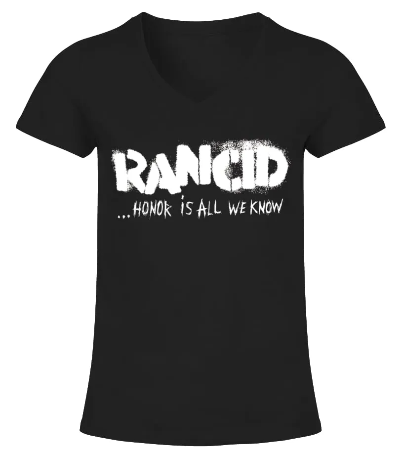 Rancid 021 BK Camiseta cuello pico Mujer
