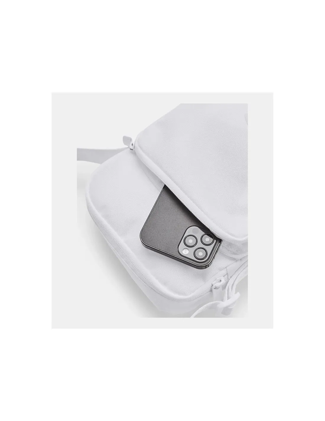 Riñonera de Fitness Under Armour Loudon Lite Crossbody Blanco