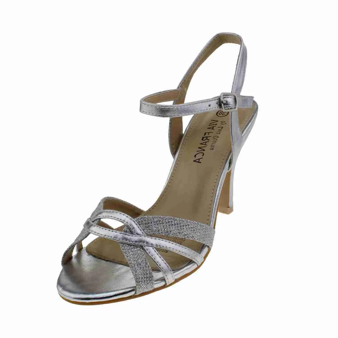 Sandalia Fiesta Plata Vía Franca Art. 5g8242plata1