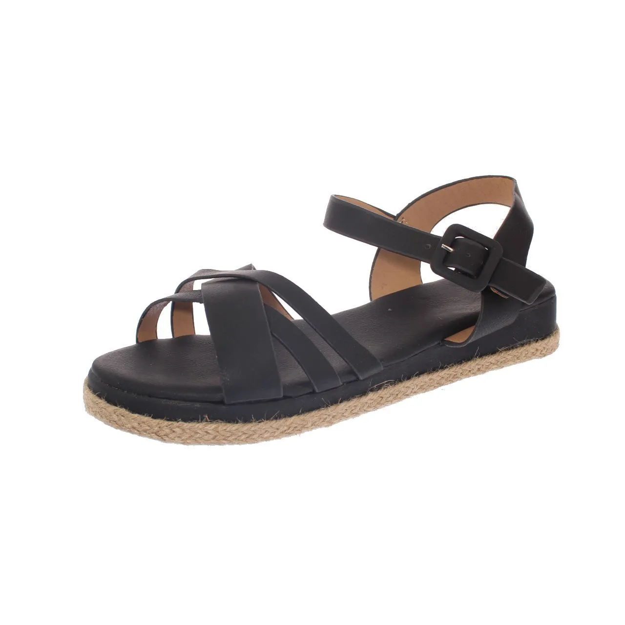 Sandalia Plataforma Negro Vía Franca Art. 52111b31160black