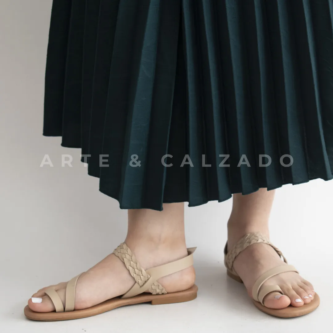 Sandalia S00025 hueso
