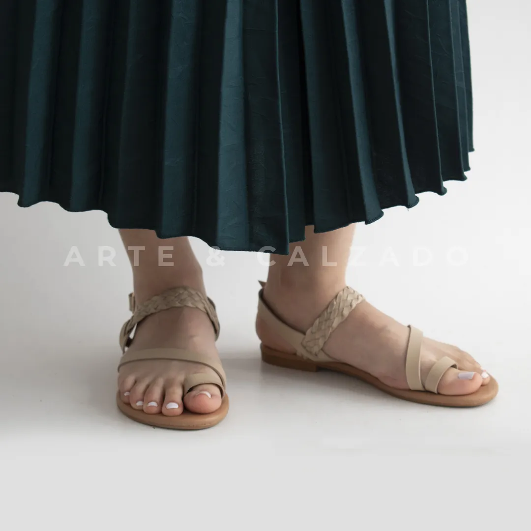 Sandalia S00025 hueso