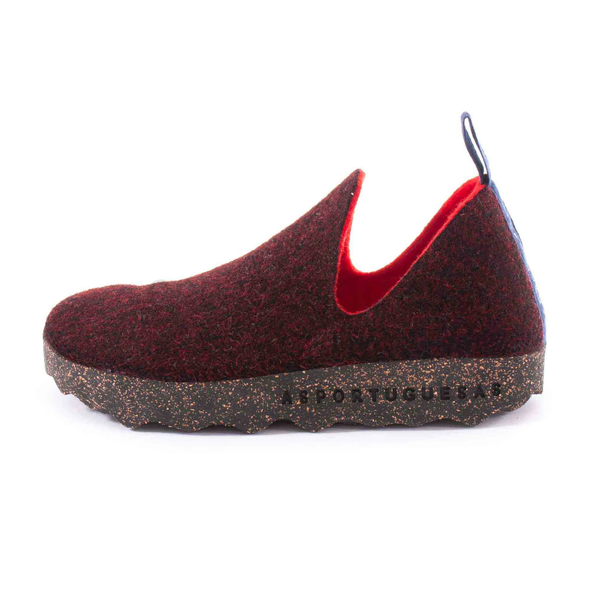 Sapatos ASPORTUGUESAS City Double Felt Merlot P018003033