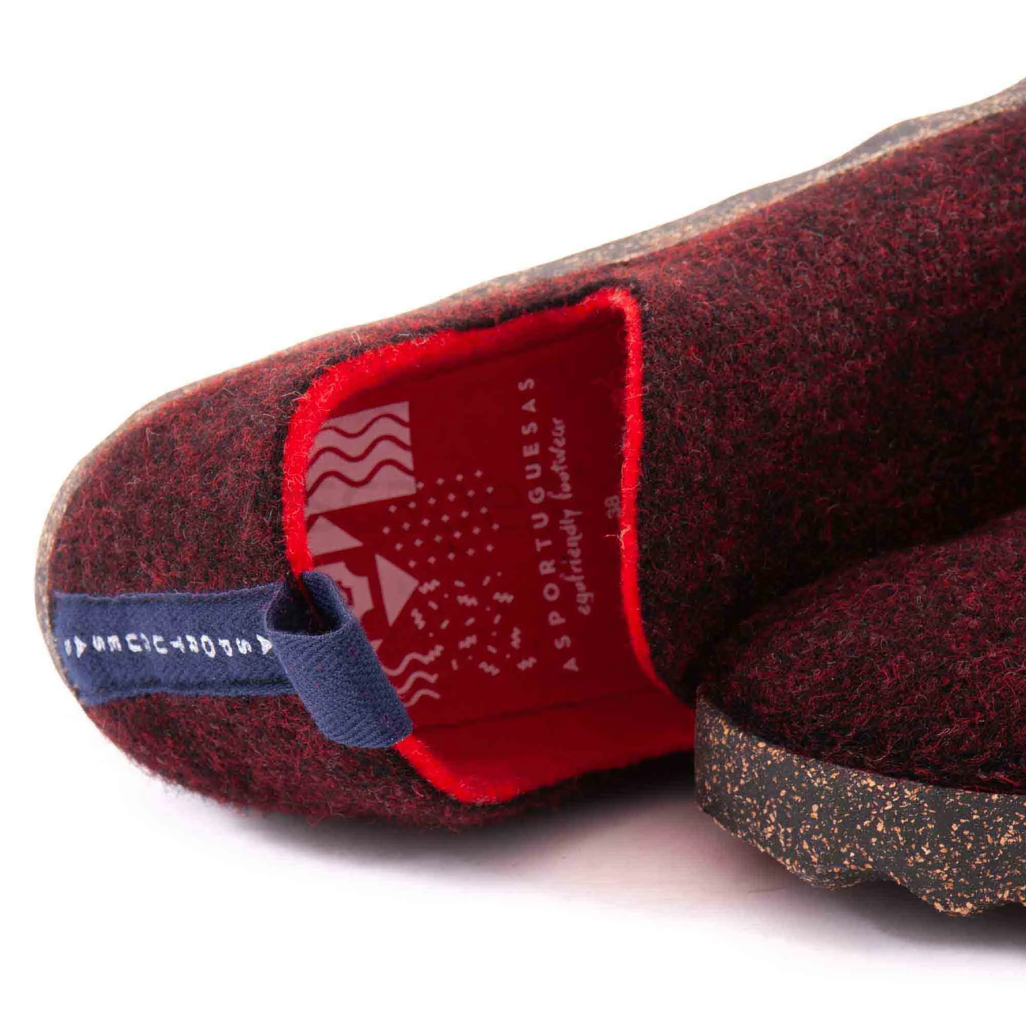 Sapatos ASPORTUGUESAS City Double Felt Merlot P018003033