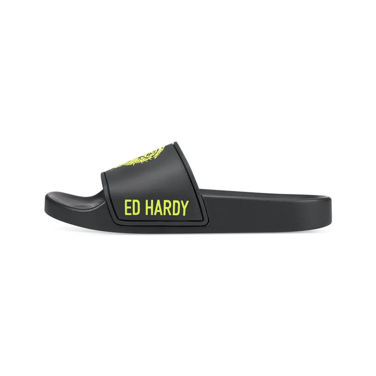 SEXY BEAST SLIDERS BLACKFLUO YELLOW