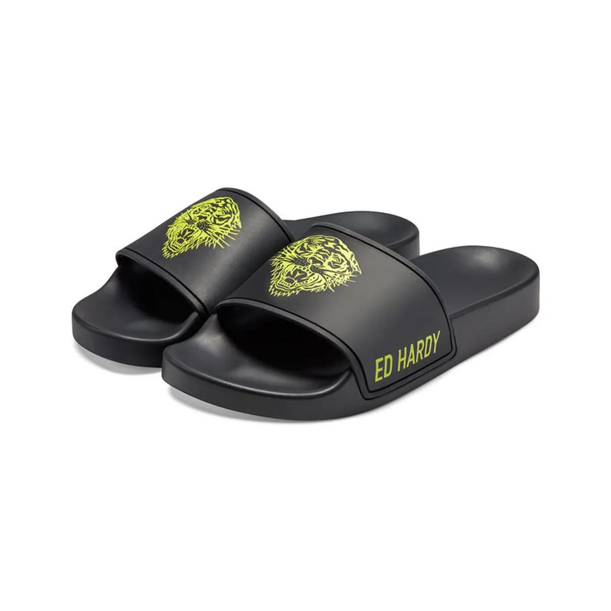 SEXY BEAST SLIDERS BLACKFLUO YELLOW
