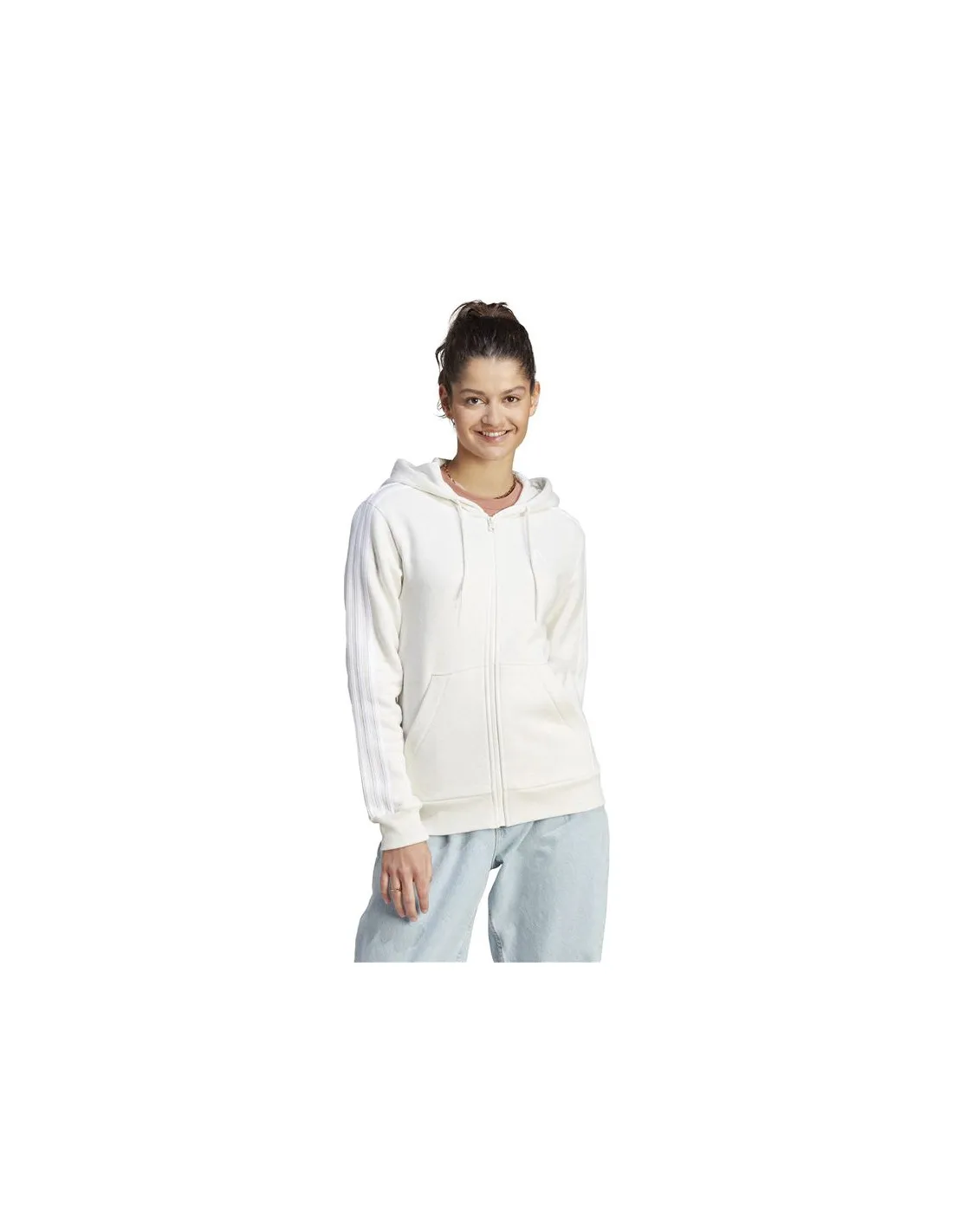 Sudadera adidas 3S Fl Fz Hd Mujer