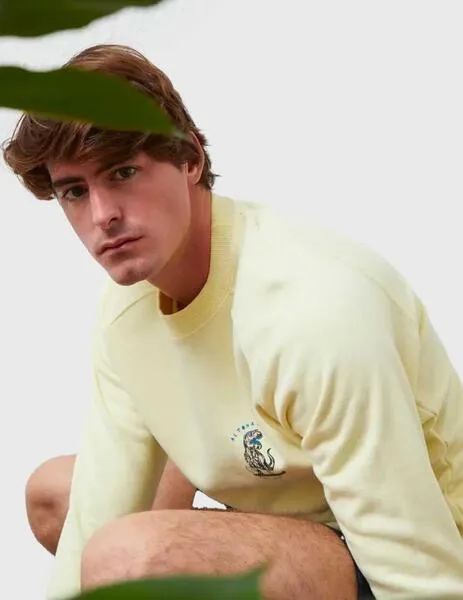Sudadera Altonadock amarilla para hombre