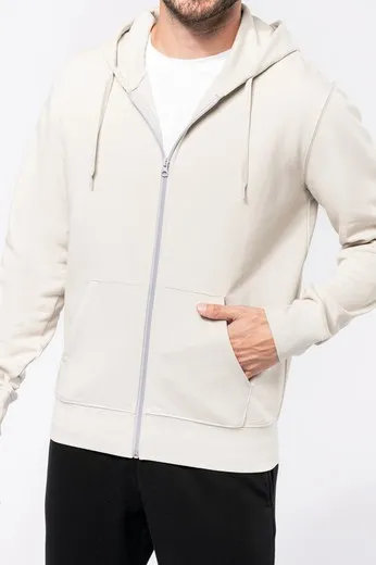 Sudadera Capucha Y Cremallera Ecorresponsable Hombre