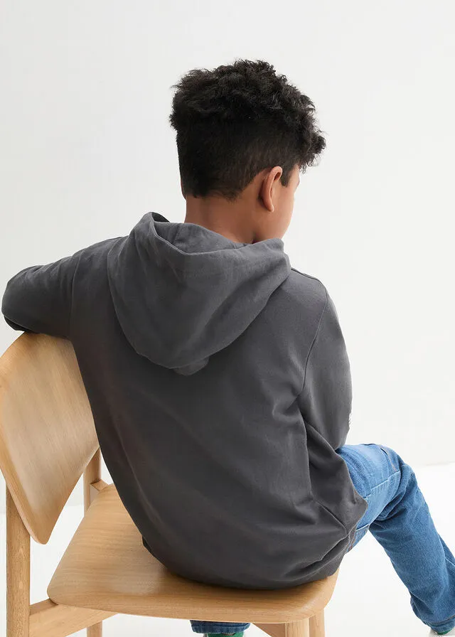 Sudadera con capucha antracita