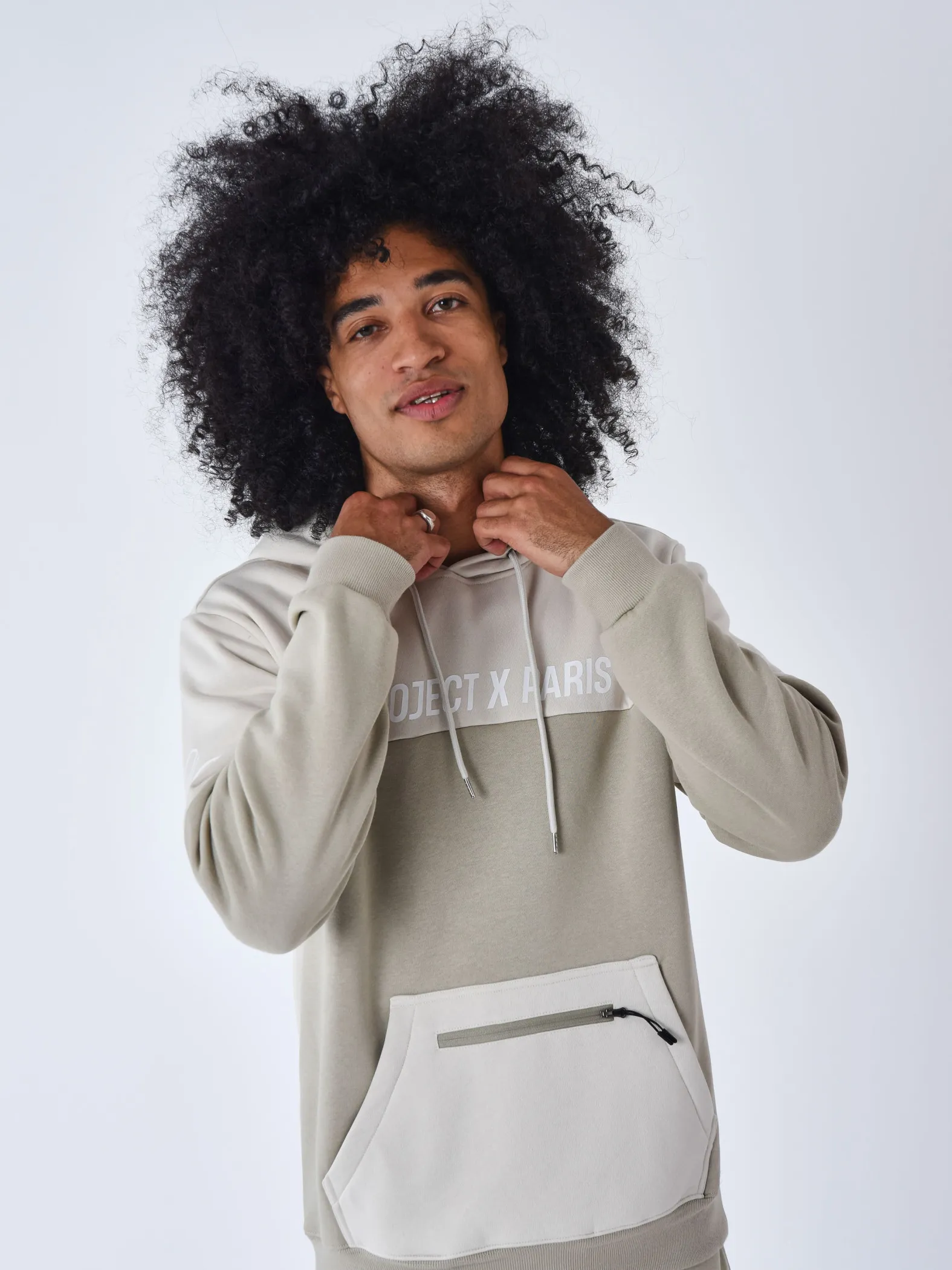 Sudadera con capucha Colourblock