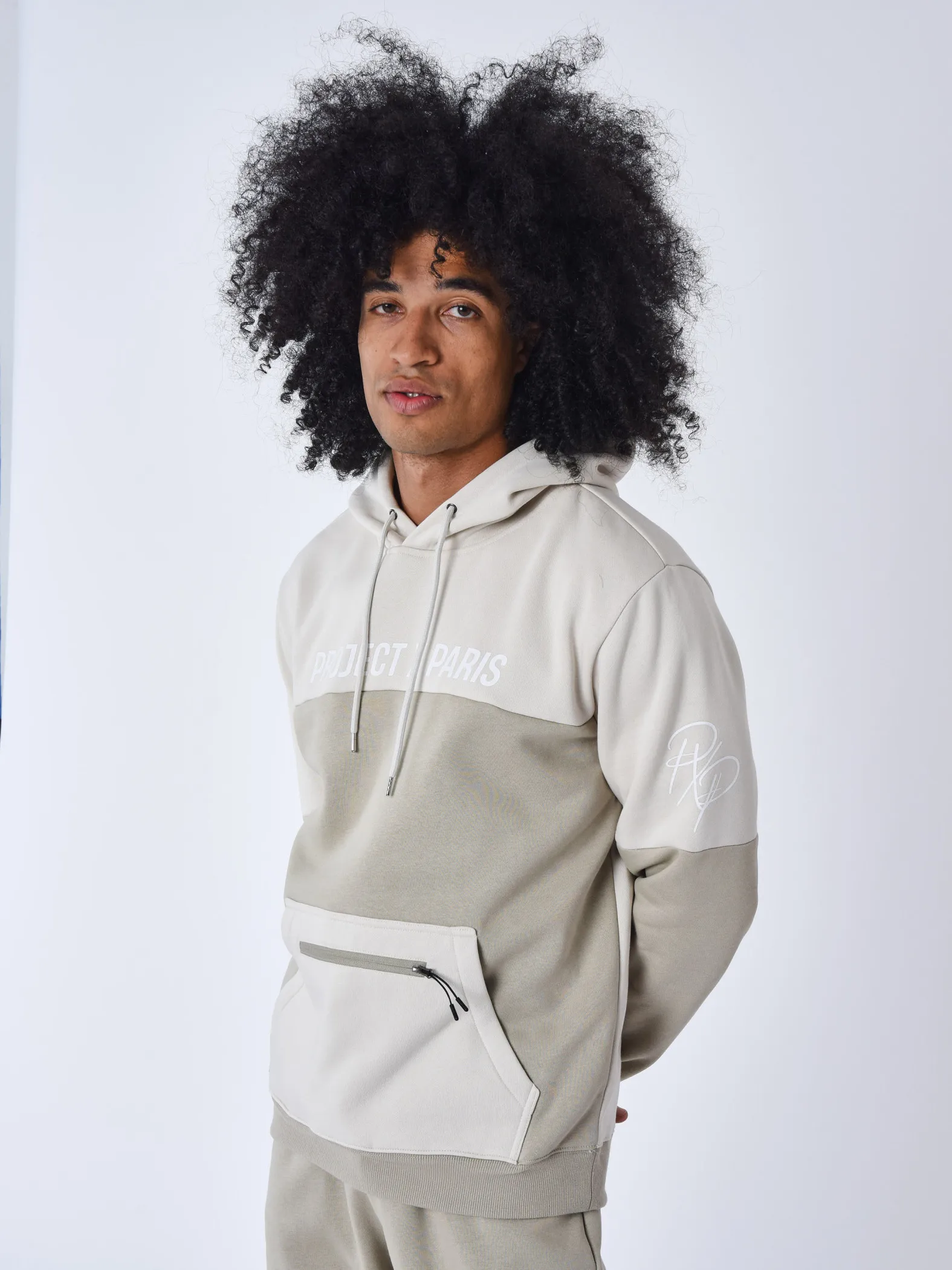 Sudadera con capucha Colourblock