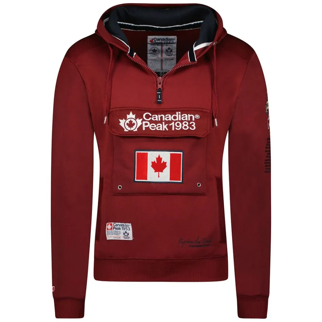 SUDADERA DE HOMBRE GALAPAGOS BURDEOS
