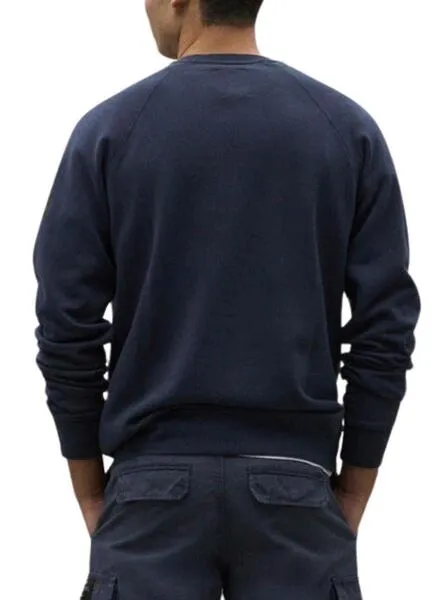 Sudadera Ecoalf Berja Marino Para Hombre