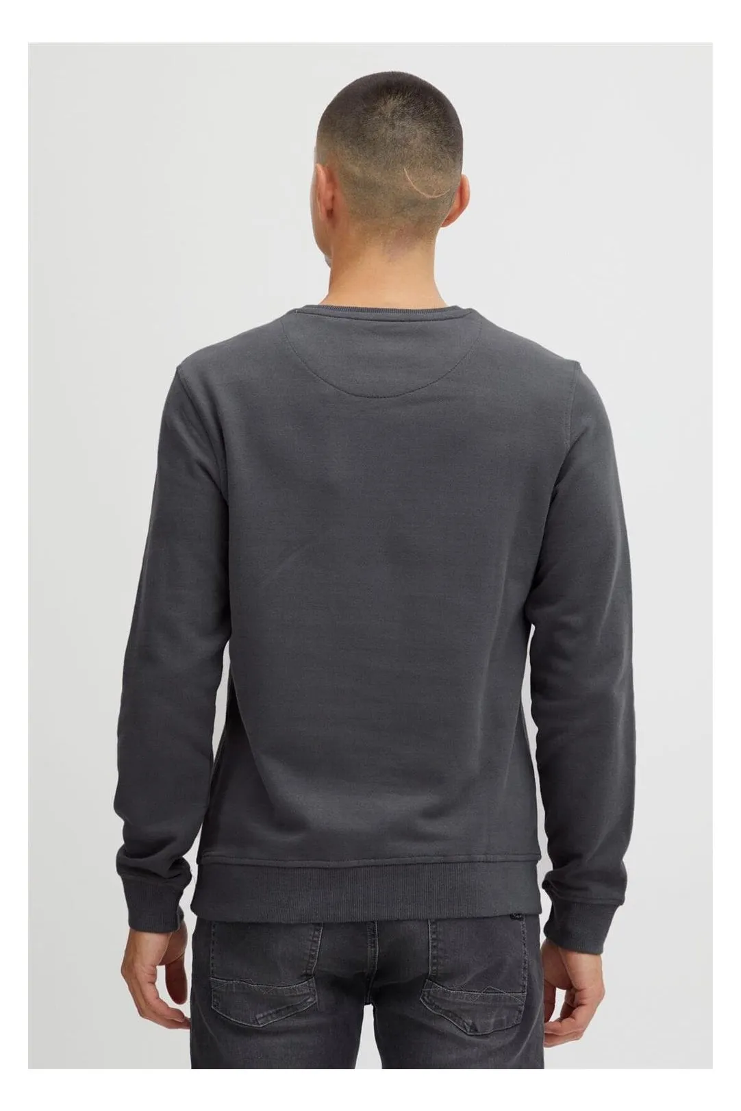 Sudadera hombre letras gris