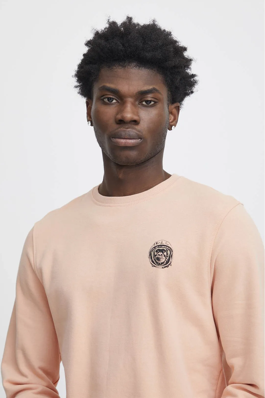 SUDADERA HOMBRE MONO ROSA
